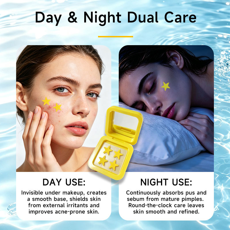 OEM Mirror Case Acne Patch Day & Night Dual Care Wholesale Factory Price Private Label Available