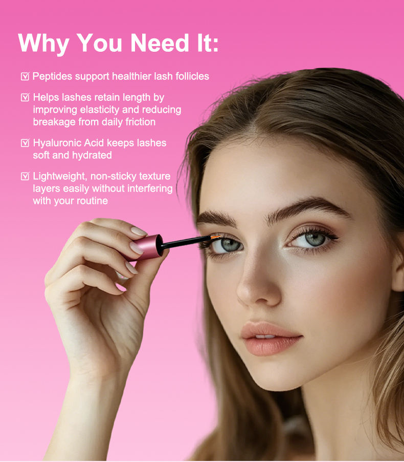Wholesale Natural Ingredients Eyelash Eyebrow Conditioning Serum Moisturizing Lash Brow Care Beauty Serum