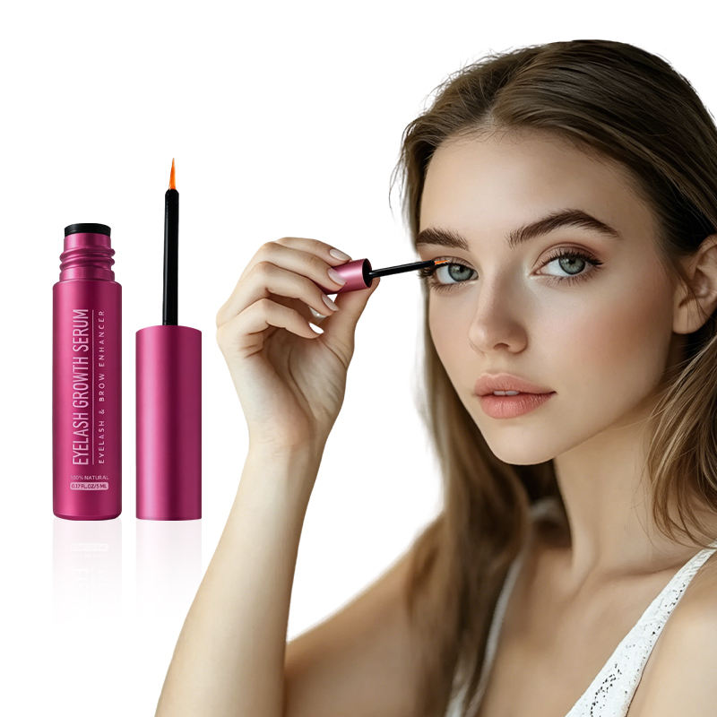 Private Label Eyelash Eyebrow Care Serum Nourishing Lash Brow Serum for Thicker Fuller Looking Lashes Brows OEM Custom Logo