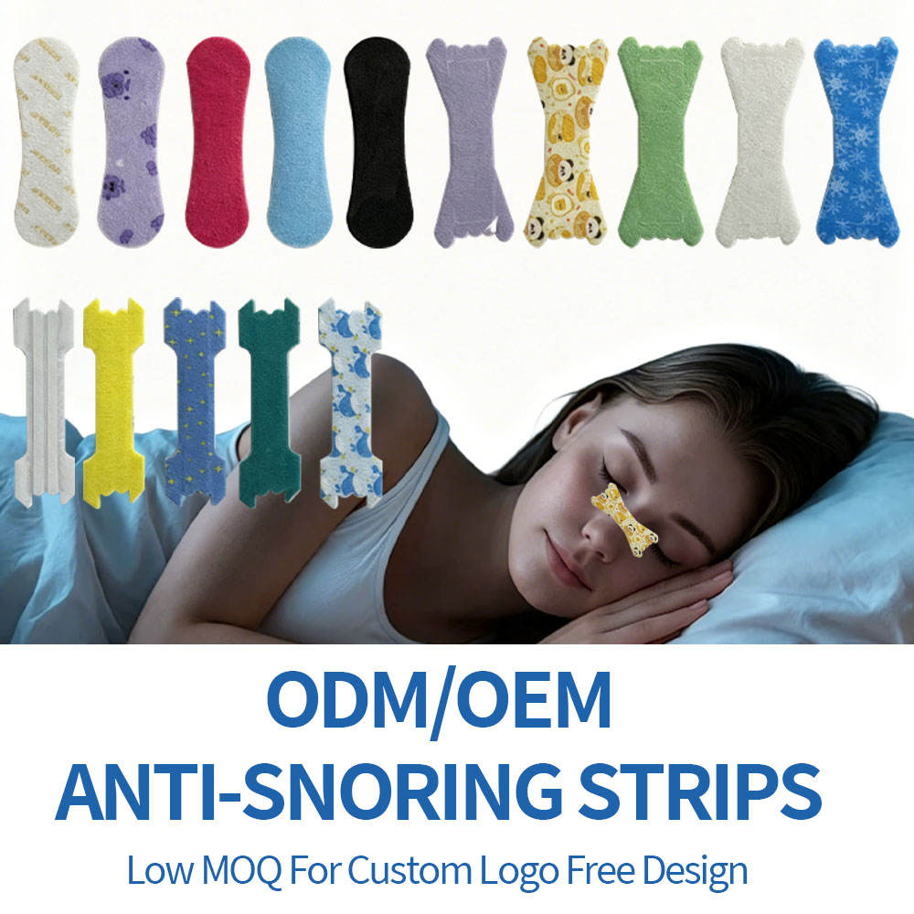 Sports External Nose Strips Disposable Physical Adhesive Nose Skin Sticker for Daily Sports Night Time Use Private Label OEM ODM