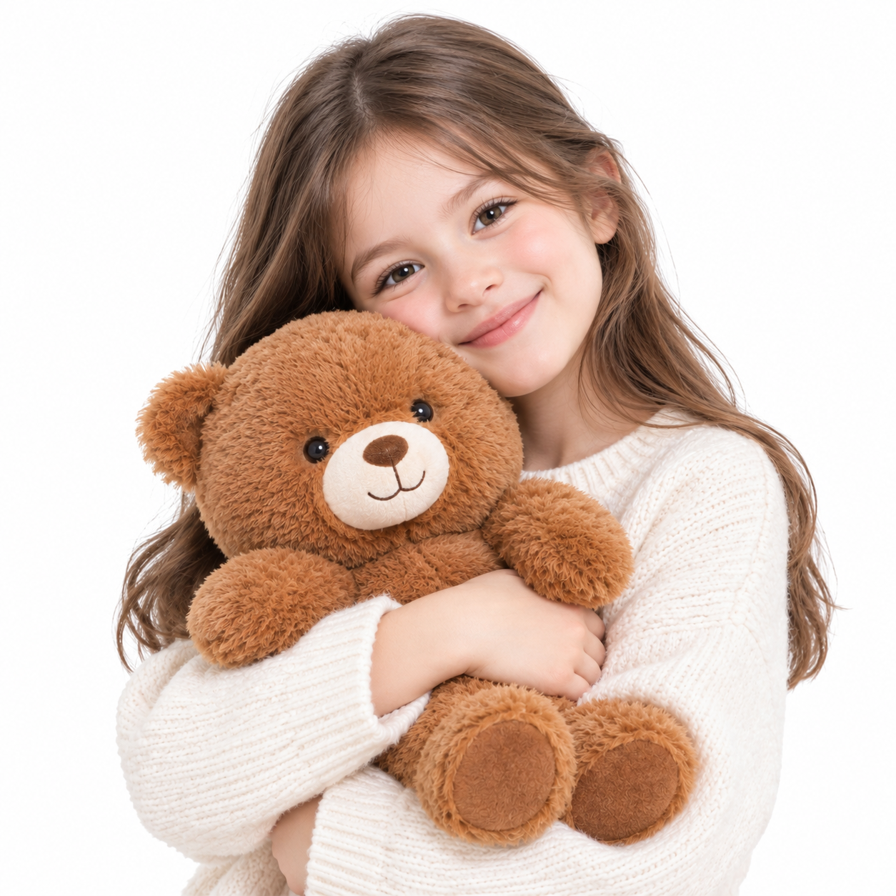 Cozy Bedtime Microwavable Teddy Bear Plush Ultra Soft Brown Removable Heat Pack Soothing Warmth for Kids OEM
