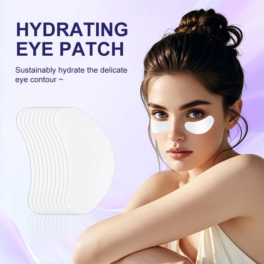 Private Label Hydrogel Eye Gel Patches 32x65mm, Hyaluronic Acid Collagen Eye Mask Moisturizing for Puffy & Tired Eyes Bulk Supply