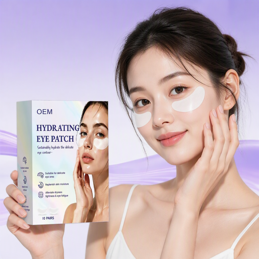 Natural Hydrating Eye Gel Patches 10 Pairs Deeply Moisturize Lock Moisture Brighten Eye Skin Improve Dry Fine Lines