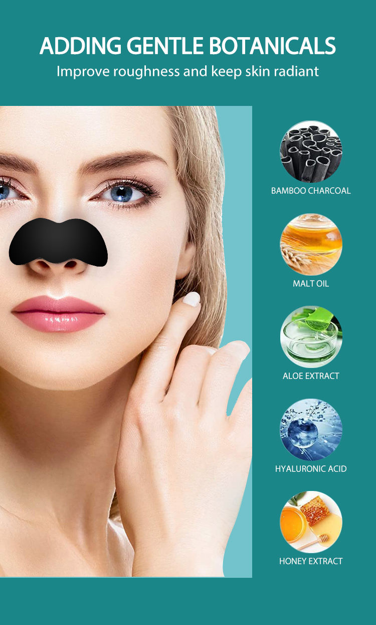 Charcoal Nose Pore Purifying Strips Wholesale OEM/ODM Blackhead Remover Strip for Face