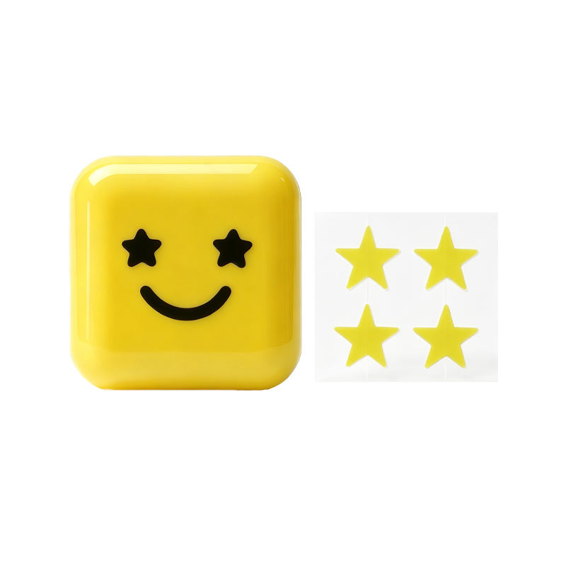 Popular Cute Smileys and Colorful Stars Makeup Mirror Box Acne Pimple Patches