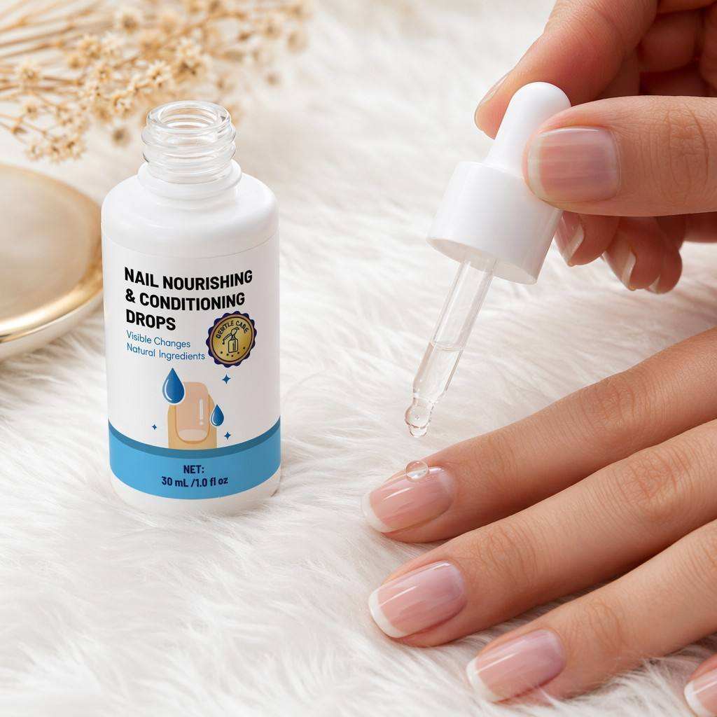 OEM Bulk Nail Repair Serum Drops Vitamin B5 E Tea Tree Lavender Oil Strengthen Brittle Anti-Break 30ml